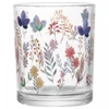 Porta vela de vidro Brisa Floral Wolff 7x6 2 unidades