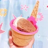 Pote com colher Casquinha de Sorvete 200 ml
