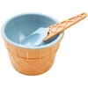 Pote com colher Casquinha de Sorvete 200 ml