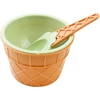 Pote com colher Casquinha de Sorvete 200 ml