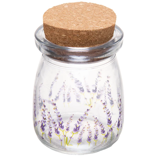 Pote de vidro com tampa de cortiça rolha Provence Lyor 200 ml