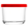 Pote de vidro com tampa vermelha Lyor 200 ml