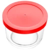 Pote de vidro com tampa vermelha Lyor 200 ml