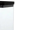 Pote hermético Lumini Black quadrado Paramount 2.200 ml