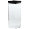Pote hermético Lumini Black quadrado Paramount 2.200 ml