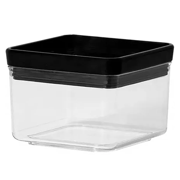 Pote hermético Lumini Black quadrado Paramount 480 ml