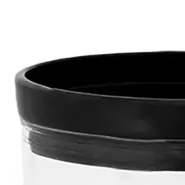 Pote hermético Lumini Black redondo Paramount 480 ml