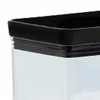 Pote hermético Lumini Black retangular Paramount 1.300 ml