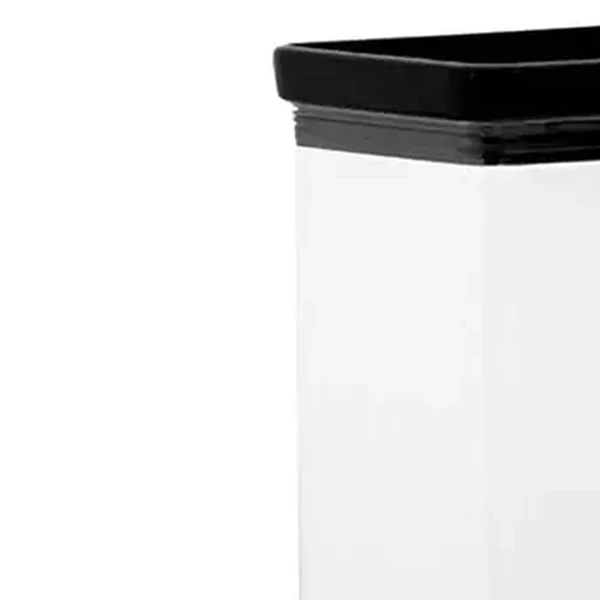 Pote hermético Lumini Black retangular Paramount 2.600 ml