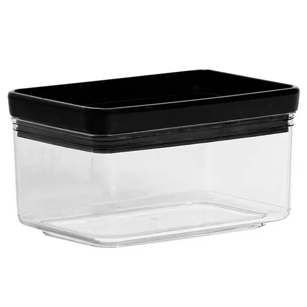 Pote hermético Lumini Black retangular Paramount 580 ml