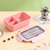 Pote marmita com divisórias e talheres reutilizáveis Lunch Box 1100 ml