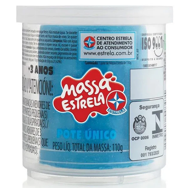Pote massinha Massa Estrela 110 g