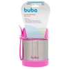 Pote térmico com colher rosa Buba 320 ml