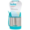 Pote térmico com talher azul Buba 320 ml