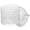 Potiche de cristal texturizado Lyor 10x15,5