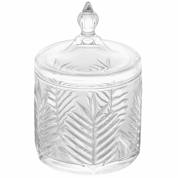 Potiche de cristal texturizado Lyor 10x15,5