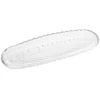 Prato decorativo de cristal Leaf Lyor 39,5x14x3