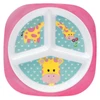 Prato infantil com divisórias Animal Fun Girafa Buba