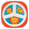 Prato infantil com divisórias Animal Fun Leão Buba