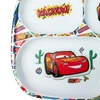 Prato infantil com divisórias Carros Disney 24,6x21,8x2,4