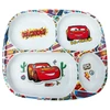 Prato infantil com divisórias Carros Disney 24,6x21,8x2,4