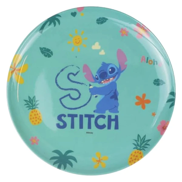 Prato infantil raso Stitch Disney 19,8x1