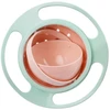 Prato mágico giratório para bebês com giro 360º - verde com rosa