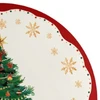 Prato natalino raso em melamina com estampa Árvore de Natal 25,5 cm