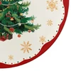 Prato natalino raso em melamina com estampa Árvore de Natal 25,5 cm
