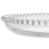 Prato para bolo com pé de cristal Pearl Wolff 20x9