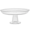 Prato para bolo com pé de cristal Pearl Wolff 20x9