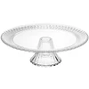 Prato para bolo com pé de cristal Radial Lyor 32x32x10