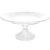Prato para bolo com pé de cristal Renaissance Lyor 18,5x9,5