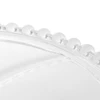 Prato para bolo com pé e tampa de cristal Pearl Wolff 31x25