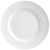 Prato para sobremesa em cerâmica Split White Alleanza 21 cm