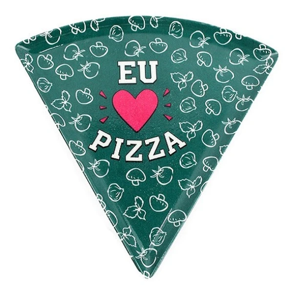 Prato triangular para pizza em melamina