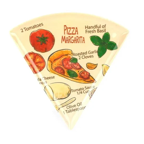 Prato triangular para pizza em melamina
