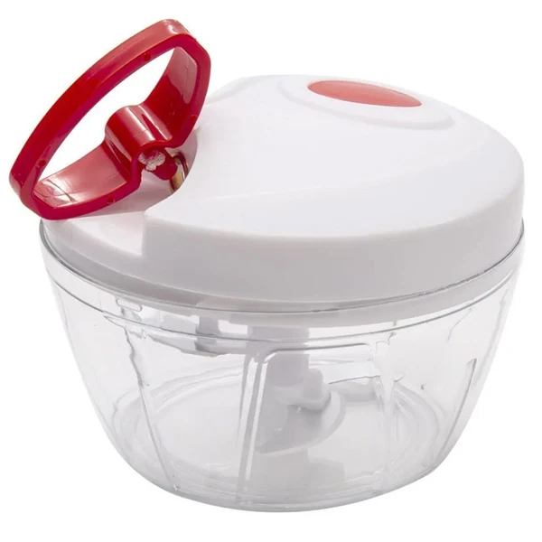 Processador de alimentos manual com 3 lâminas 500 ml