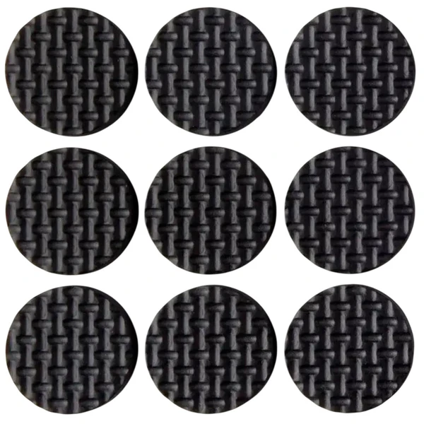 Protetor redondo antiderrapante para móveis 2,5 cm 9 unidades