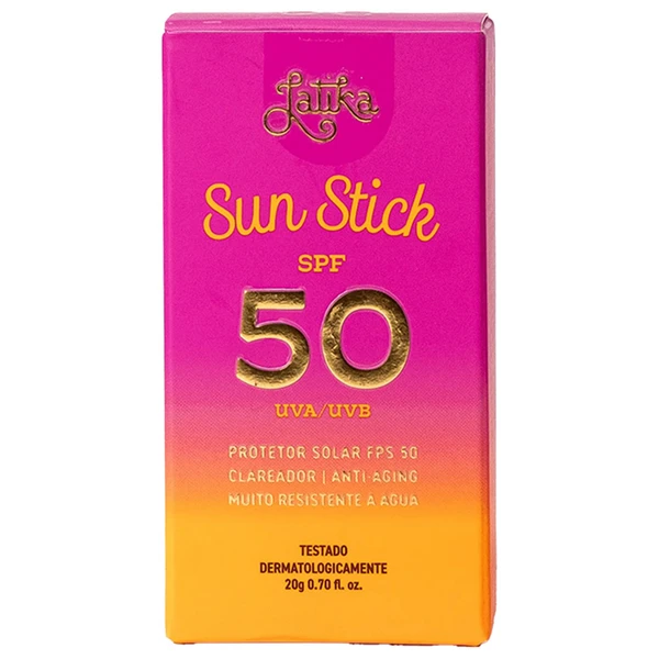 Protetor solar facial em bastão Sun Stick FPS 50 Latika