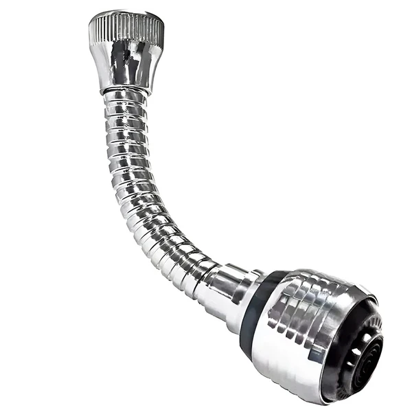 Pulverizador extensor arejador de torneira em aço inox 3,5x2x14,5