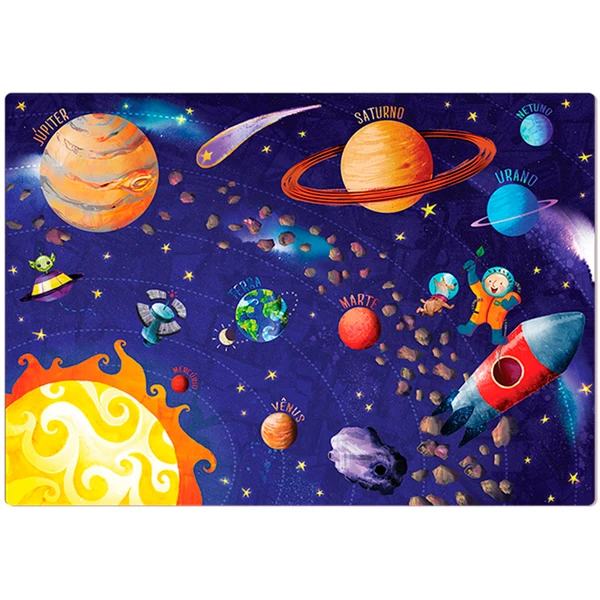 Quebra-cabeça Conhecendo o Sistema Solar Toyster 120 peças