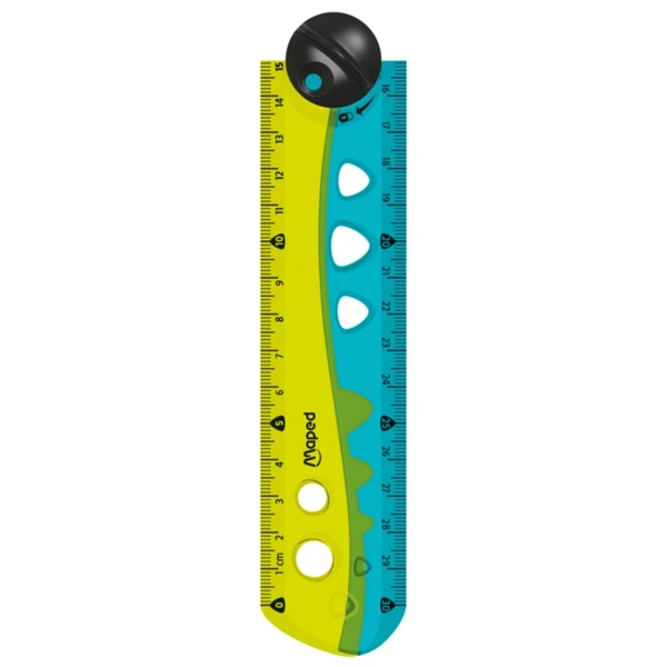 Régua escolar dobrável Croc Croc Crocodilo Maped 30 cm