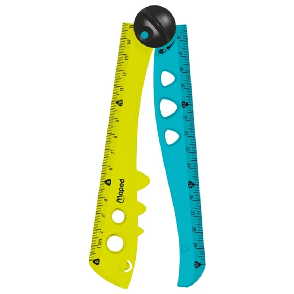 Régua escolar dobrável Croc Croc Crocodilo Maped 30 cm
