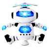 Robô dançante Robô Dancing com luz, som e giro 360°