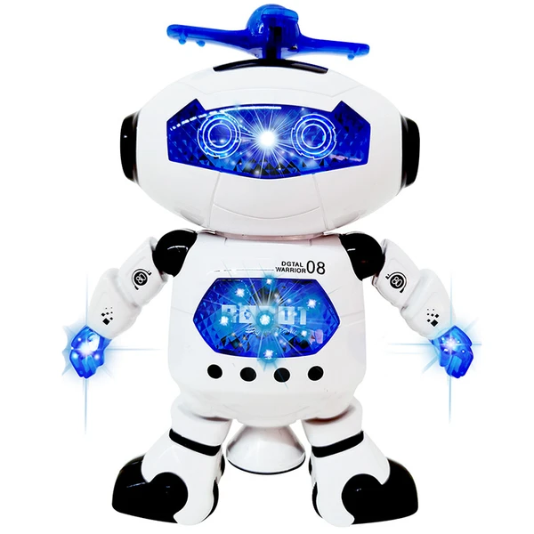 Robô dançante Robô Dancing com luz, som e giro 360°