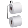 Suporte duplo de papel higiênico para caixa acoplada