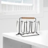Suporte para copos Black Eco Arthi 24,2x16,2x20,2