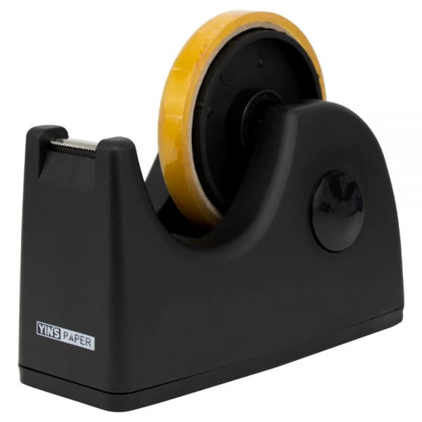 Suporte preto para fita adesiva