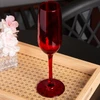 Taça de vidro para champanhe Gourmet vermelha Lyor 200 ml